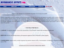Tablet Screenshot of normandieappats.es